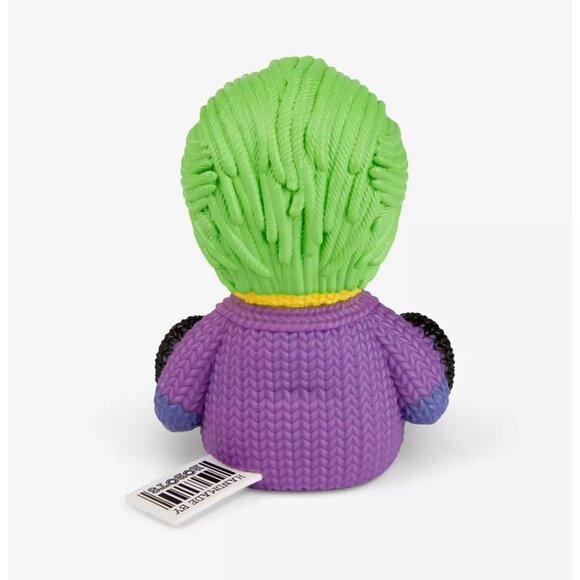 DC Comics Handmade By Robots Knit Series Blacklight The Joker Vinyl Figure - Picture 5 of 5
